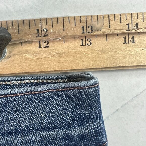 Mother Jeans Women's 26x26* Insider Crop Step Chew Blue Distressed Denim Tag 25 - Picture 15 of 15